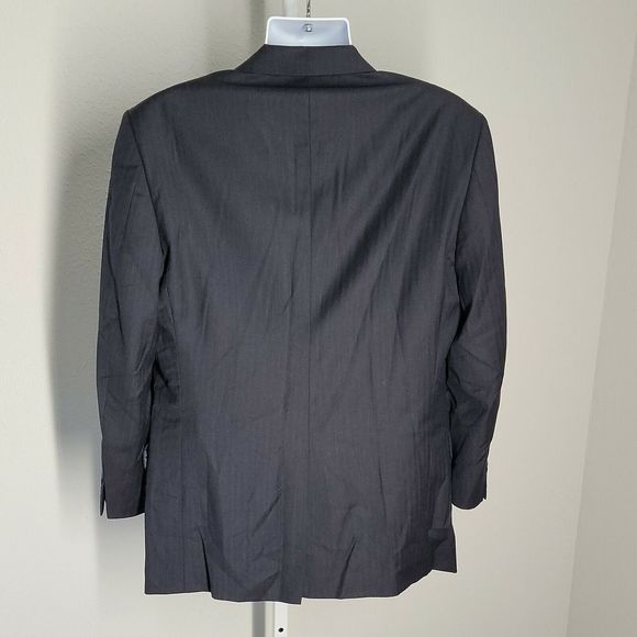 Jos. A Bank Classy 2 Button Suit Jacket ~  Sz 42 ~ Black ~ Lined - Picture 5 of 9